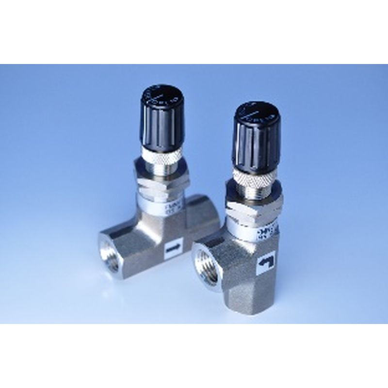 FMNV1-LT-T1-E-N□ ニードルバルブアングル型マルチダイヤル付【SUS316･EPDM】