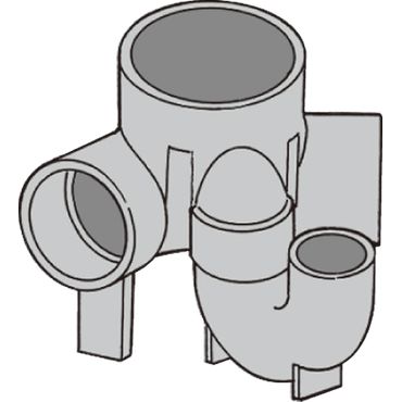 前澤化成工業 マスM-UT- 45L右100×50S-150