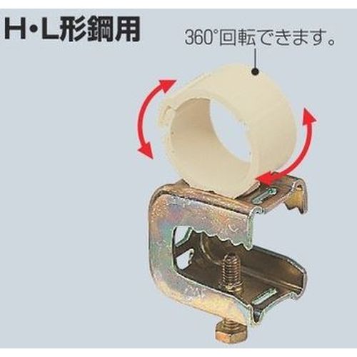 SGKM/L-□V VE管クリップ(H･L形鋼用)