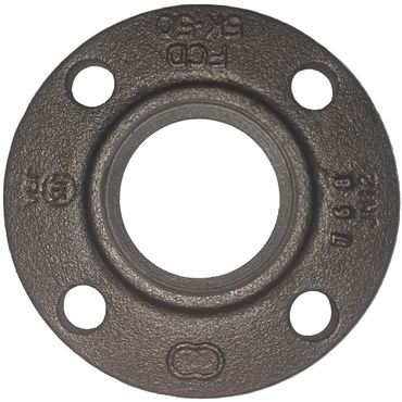 5Kフランジ ねじ込み式鋳鉄製管フランジ 黒