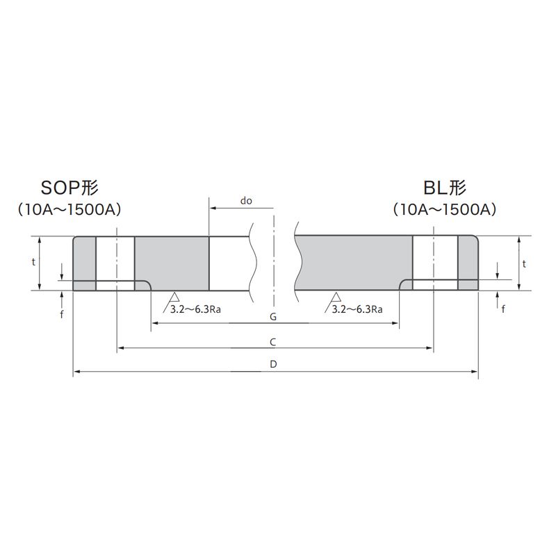 BL-RF 鋳造 閉止フランジ SFVC2A JIS10K