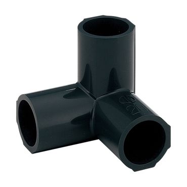カクダイ 571-713 三方接手 PVC