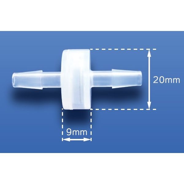 ILF-PP50 オールポリプロピレン(PP)タイプ(メッシュ目開き:50μ)インラインフィルター(1袋10個入)