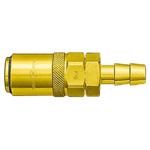 K4-SH 金型カプラ 低圧用 ホース取付用/大容量タイプ ソケット 真鍮