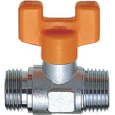 SANEI V61B-13 黄銅製クロムメッキボールバルブ