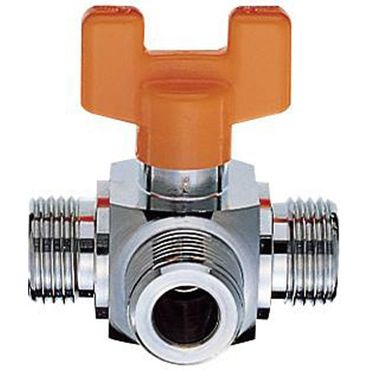 SANEI V63-13 黄銅製切替ボールバルブ