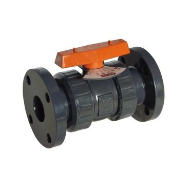 セキスイ クリーン YBFBV PVC YPボール弁【フランジ･FKM】（积水化学 洁净系列 YBFBV PVC YP型球阀【法兰式·FKM密封】）