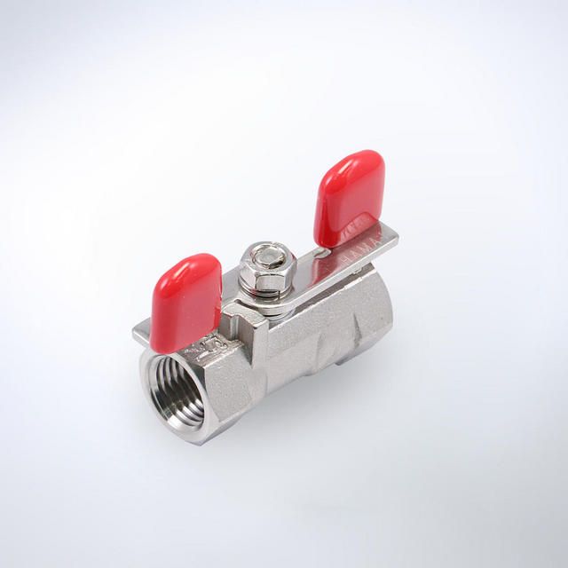BST ステンレス製ボールバルブ 蝶ハンドル型