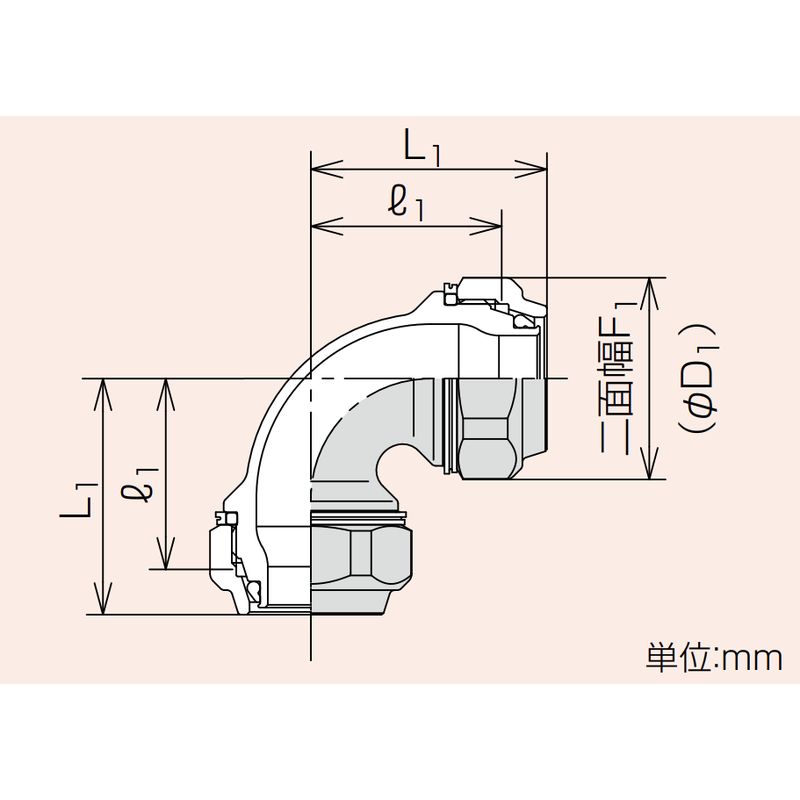 ZLL Zlok エルボ ステンレス配管用メカニカル継手 - 画像2