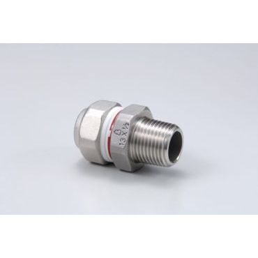 ZLMS Zlok オスアダプター ステンレス配管用メカニカル継手