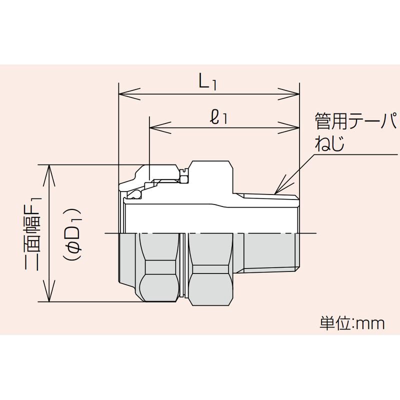 ZLMS Zlok オスアダプター ステンレス配管用メカニカル継手 - 画像2