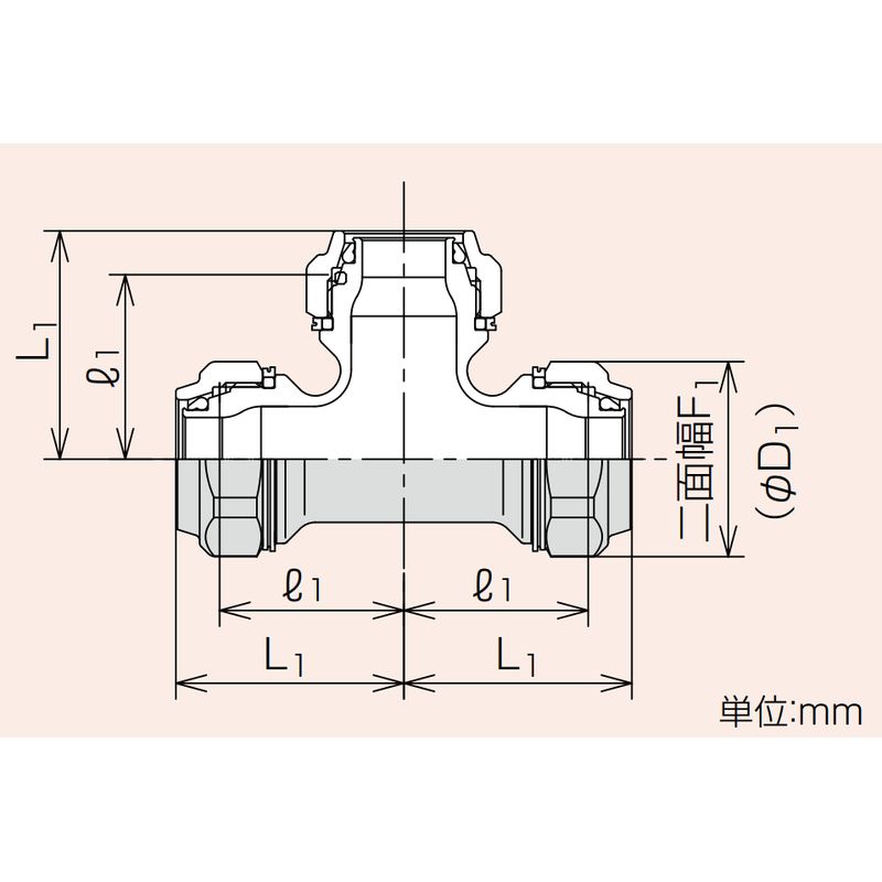 ZLT Zlok チーズ ステンレス配管用メカニカル継手 - 画像2