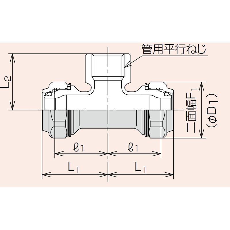ZLWT Zlok 水栓チーズ ステンレス配管用メカニカル継手 - 画像2