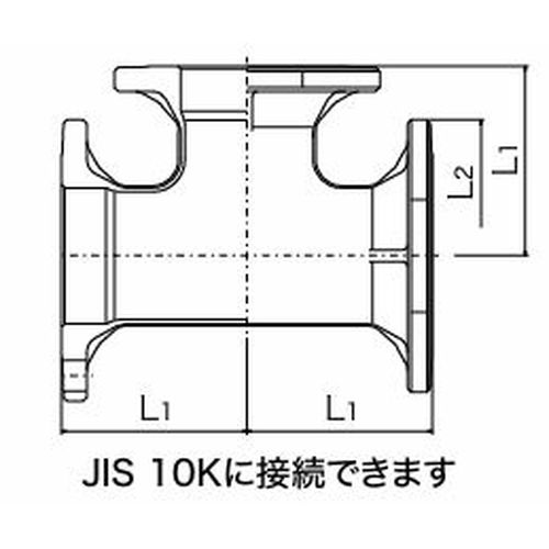 NJLT-B F式チー ナイスジョイント(SUS304) - 画像2