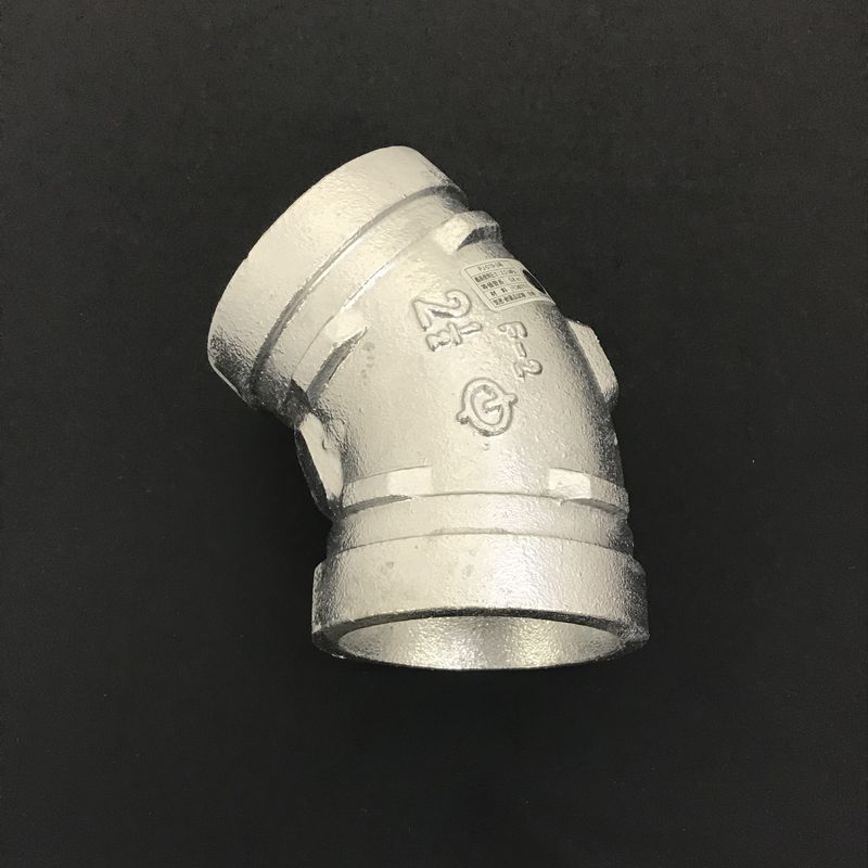 F-2 トップフィッティング 45°エルボ 溶融亜鉛めっき品