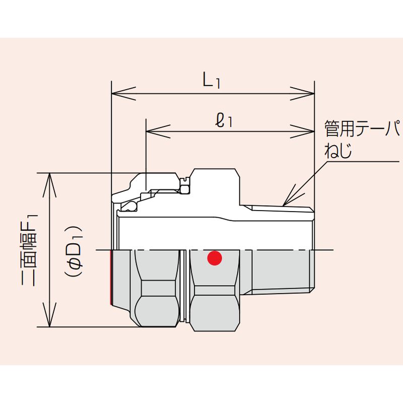 Zlok オスアダプター ZLMSSR ステンレス配管用メカニカル継手 (蒸気還管､高温水用) - 画像2