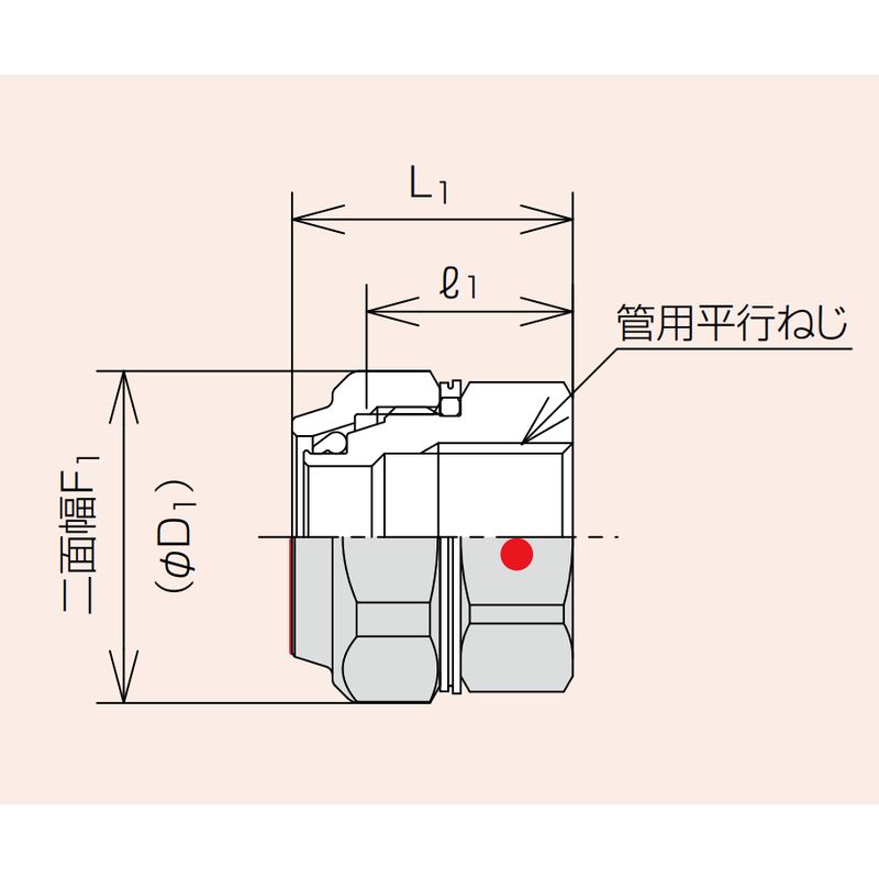 Zlok 水栓ソケット ZLWSSR ステンレス配管用メカニカル継手 (蒸気還管､高温水用) - 画像2