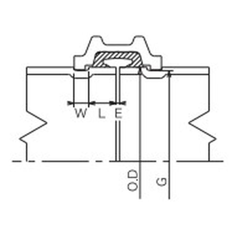 タイヨージョイント GDU-SUSBN ハウジングジョイント 耐塩素EPDM 本体SUS - 画像4