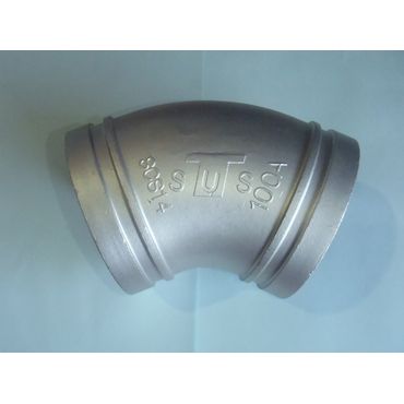 リケン SUS トップフィッティング 45°エルボ (ステンレス製ハウジング形配管システム)
