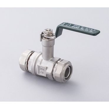 VZ2B ボールバルブ 緑ハンドル Zlok?ステンレス配管用メカニカル継手