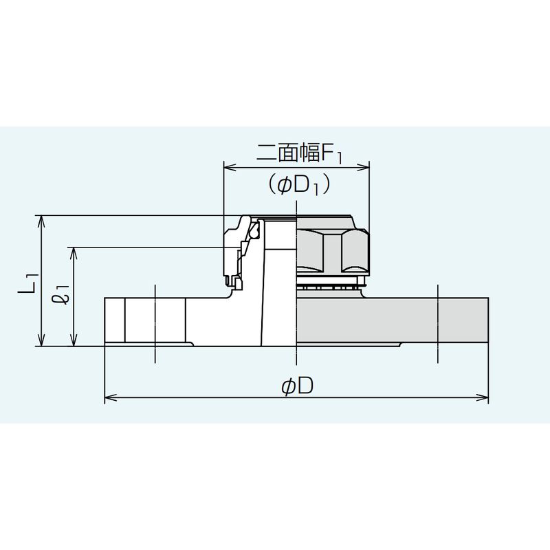 Z2F フランジ アダプター Zlok?ステンレス配管用メカニカル継手 - 画像2