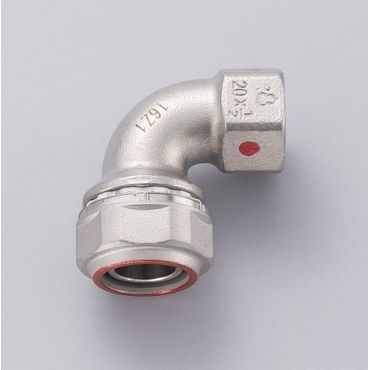 Z2FLSR メネジ付エルボ (蒸気還管･高温水用) Zlok?ステンレス配管用メカニカル継手