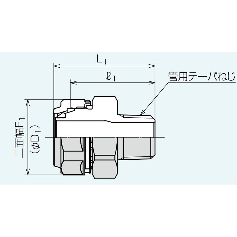Z2MS オスアダプター Zlok?ステンレス配管用メカニカル継手 - 画像2