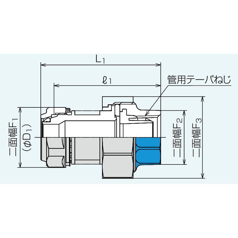 Z2ZUPQWK 絶縁ユニオン 樹脂ライニング鋼管用 Zlok?ステンレス配管用メカニカル継手 - 画像2