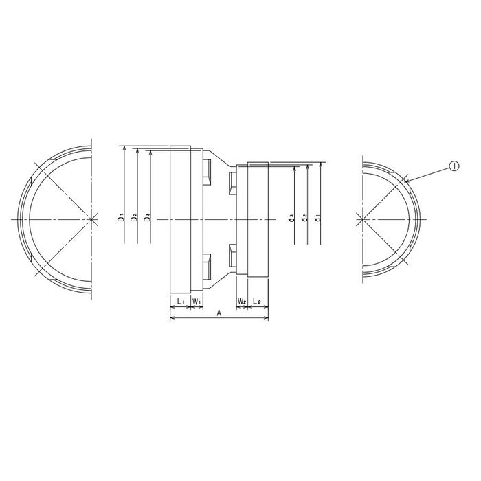 リケン RS(F-5) 白 トップフィッティング 径違いソケット 溶融亜鉛めっき品 - 画像3