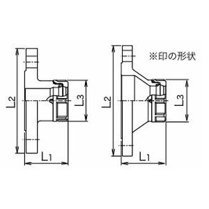 NJXFM フランジアダプタ ナイスジョイントX(SUS316) - 画像2