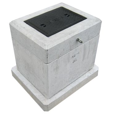 MB1KNDC コンクリート桝付き 量水器筐