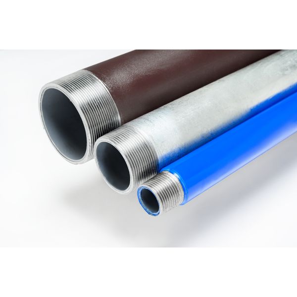 協成 VLP-VD 4000L 塩ビライニング鋼管 ネジ付（协成 VLP-VD 4000毫米 PVC衬里钢管 带螺纹）