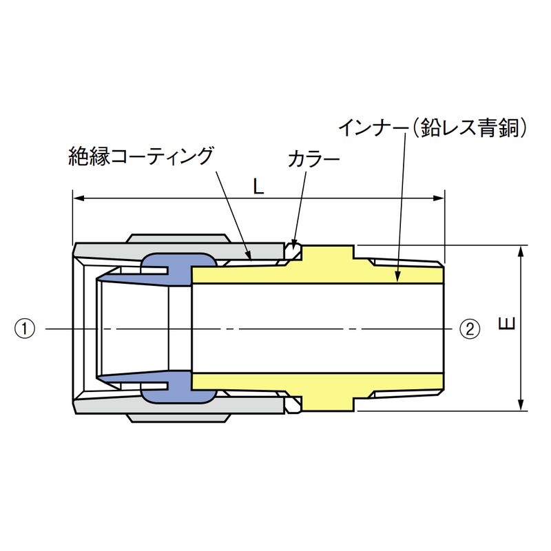 PQWK-ZMS オスアダプタ ソケット - 画像2