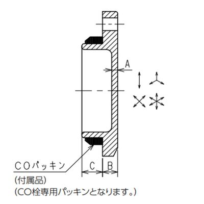 東亜高級継手バルブ製造 MDJ･TM･TM?継手 CO栓【SUSセット】(共用本体) - 画像2