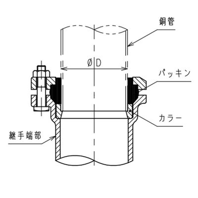 CU-A 銅管用アダプタ MDジョイント