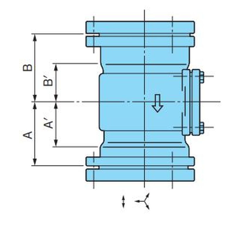 COST 満水試験用掃除口付伸縮ソケット KブラックV 高耐久継手 - 画像2