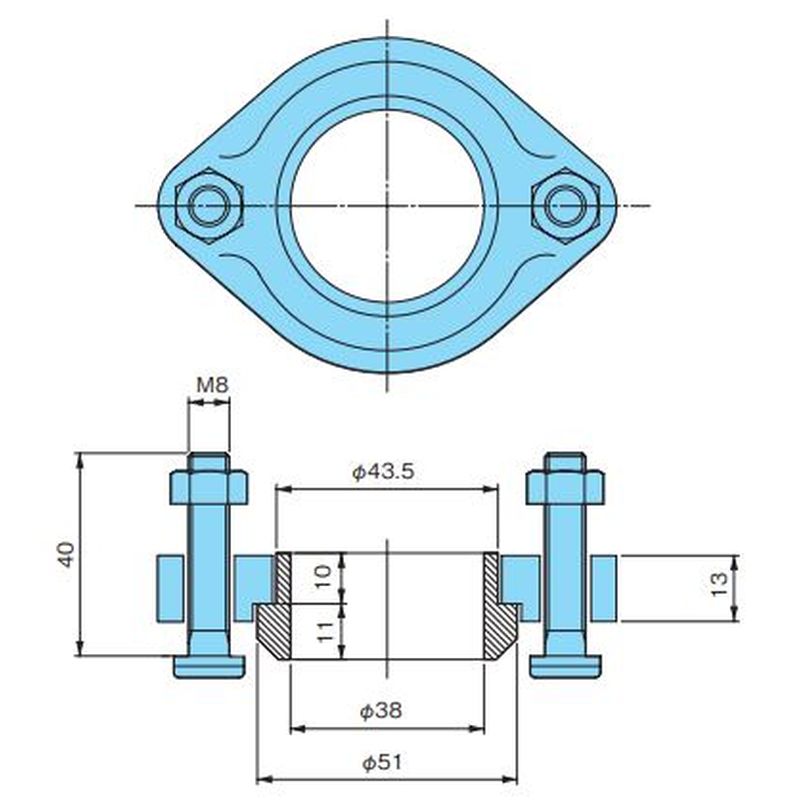 VP-AD 30A塩ビ管用アダプタ - 画像2