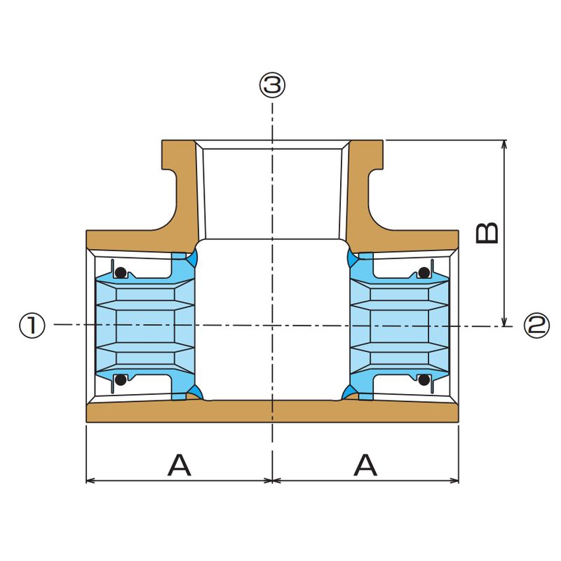 CK金属 BCT 器具接続用 青銅製 水栓チー 鉛レス - 画像2