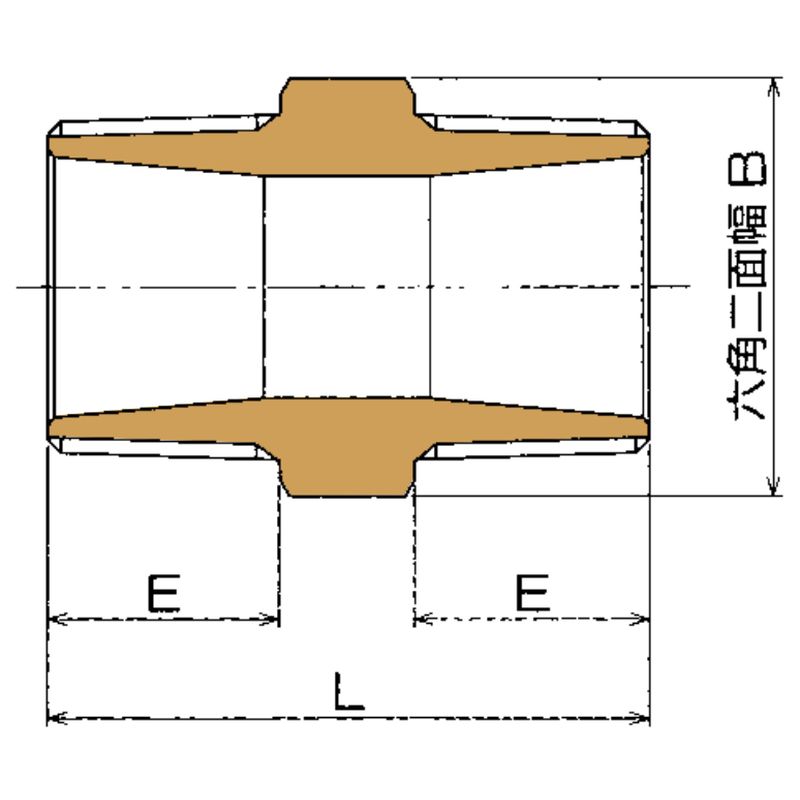 CK金属 BCNi 器具接続用 青銅製 水栓ニップル 鉛レス - 画像2
