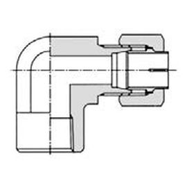 イハラ NE形鋼管用クイコミ継手 KLF16-040E エルボ(メス) 16φxRc1/2（256919）