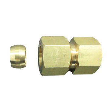 ミヤコ M153RK ソロバン玉リング入内ネジアダプタ 黄銅