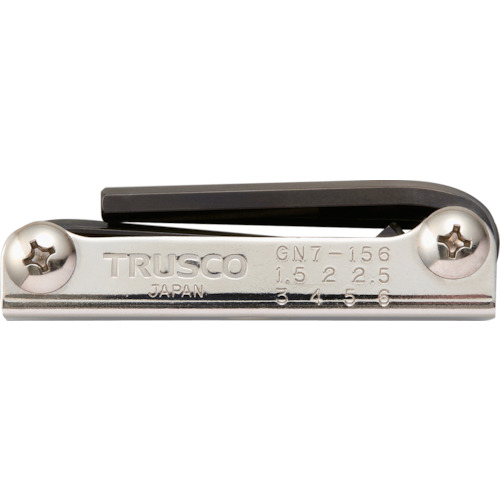 TRUSCO GN7156 ナイフ式六角棒レンチセット 7本組