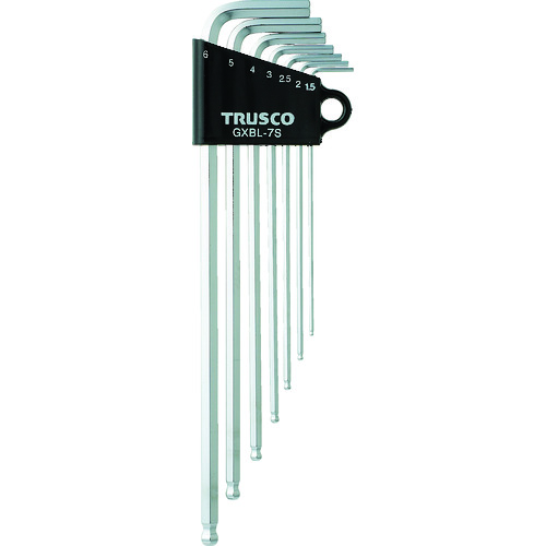 TRUSCO GXBL7S ロングボールポイント六角棒セット 7本組