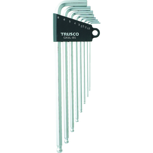 TRUSCO GXBL8S ロングボールポイント六角棒セット 8本組
