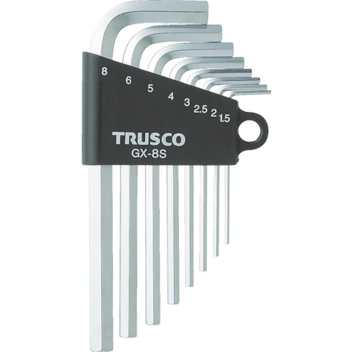 TRUSCO GX8S 六角棒レンチセット 8本組