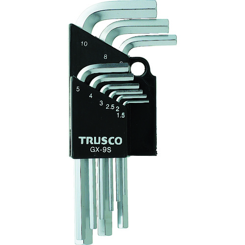 TRUSCO GX9S 六角棒レンチセット 9本組