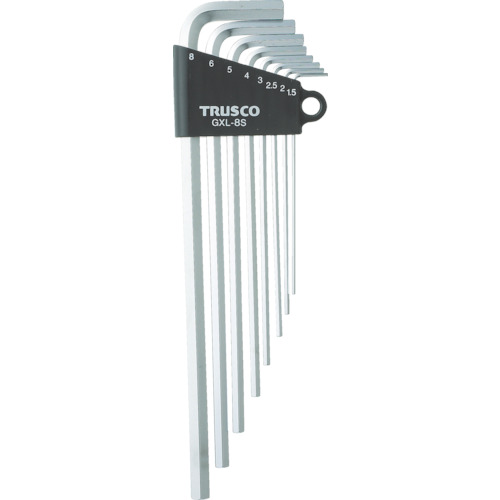 TRUSCO GXL8S ロング六角棒レンチセット 8本組