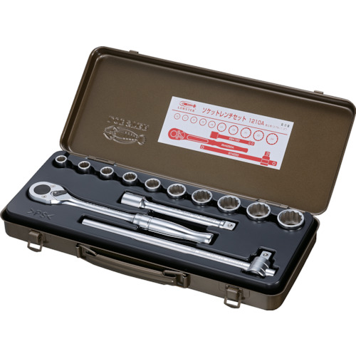 1210A ソケットレンチセット 差込角12.7mm 12角