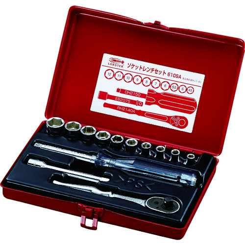 610SA ソケットレンチセット 差込角6.35mm 6角