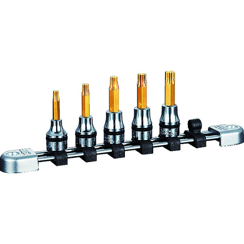 NTQ6T05A 9.5sq.T型トルクスビットソケットセット[5コ組]